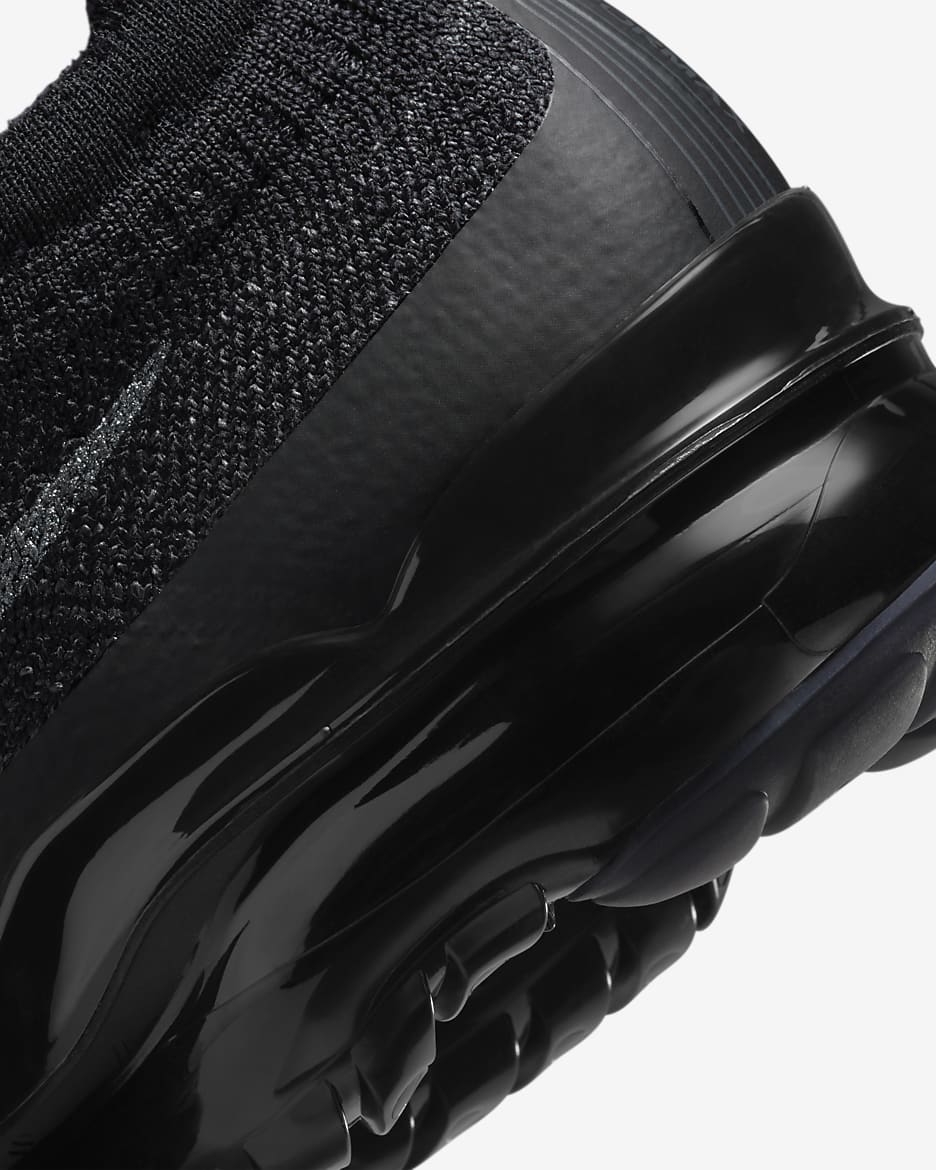 Black nike vapormax men best sale